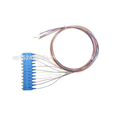 China WHB&R 12 Core Pigtail Fiber Optic Patch Cord 0.9mm 1 Meters SC-UPC With Factory Prices Te koop