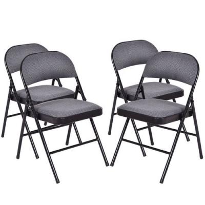 China (Others)Anti Rust Metal Tube Frame Fabric Upholstery Adjustable Cheap Folding Chairs for sale