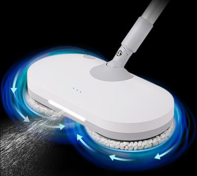 China Microfiber Sustainable High Quality Healthy Smart Instruments Wireless Water Spray Hand Mopping Electric Mop For Floor Cleaning Home Bathrooms for sale