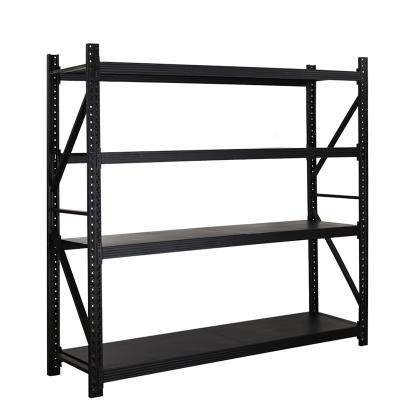 China Corrosion Protection 4-Shelf Boltless Metal Shelving Rack Storage Racks For Garage Storage Shelves for sale