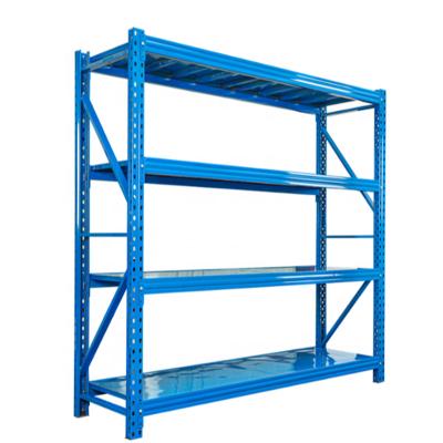 China High Quality Medium Duty Long Span Bolt Shelf Bracket System Corrosion Protection Warehouse Goods Freestanding Shelf for sale