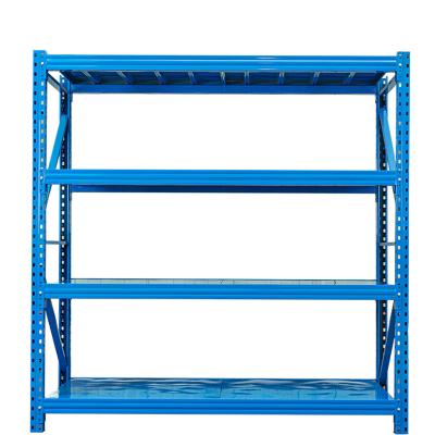 China Custom Industrial Corrosion Protection Warehouse Rack / Shelves Medium Duty Goods Storage Shelf for sale