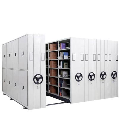 China Government School Office Furniture Bookcase Adjustable Shelving (Other) Steel Compact Shelving Mobile Shelving for sale