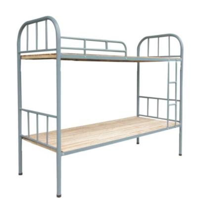 China (Height)Adjustable Metal Dorm Bedroom Estate Furniture Rental Steel Bunk Bed for sale