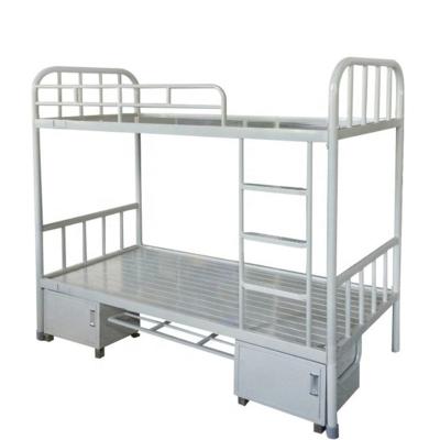 China (Height)Adjustable Metal Beds School Ladder Steel Bed Dormitories Bunk Easy Assembly Bed for sale