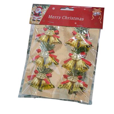 China Wholesale Antique Christmas Metal Outdoor Christmas Tree Ornaments Plastic Bell Pendant, 3cm Piece for sale