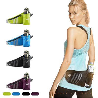 China YIPINU Water Proof Belt Hydration Running Waist Pack With Water Bottle Holder For Women Men for sale