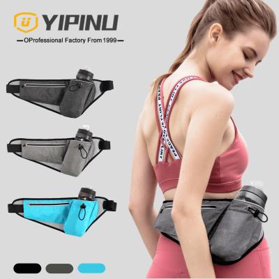 China YIPINU Water Proof Increased Pocket Belt Outdoor Sports Waist Bag Fitness Workout Running Reflective Belt for sale