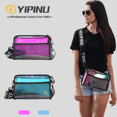 China High Quality YIPINU Hot Promotion Cross - Body Sling Bag Messenger Bag Lady Women Colorful Transparent Messenger Bag for sale