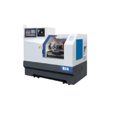 China Electric Flat Bed Turret CNC Lathe H36 / H46 Automatic N.W 1500/2200kg 390/460 mm for sale