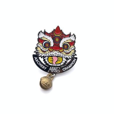 China Europe Factory Price Custom Enamel Pins Metal Badges Logo for sale