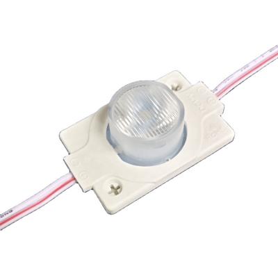 China Advertising Channel Letter 1.5w 3030 12v assembly round lens PCB 3535 dc outdoor waterproof injection edge led module for sale