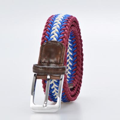 China Fashional Men Belt Elastic Braided Stretch Belt For Jeans , Pants Belts for sale