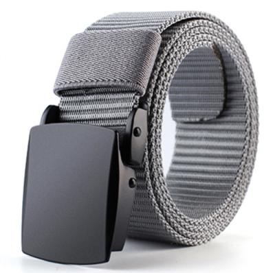 China Military Belt Gray Nylon Military Belt made to order from high strength canvas for sale