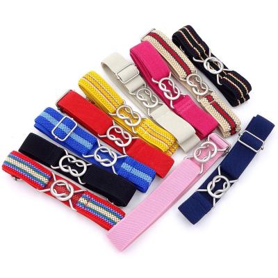 China New Fashional Colorful Kids Elastic Adjustable Belts for sale