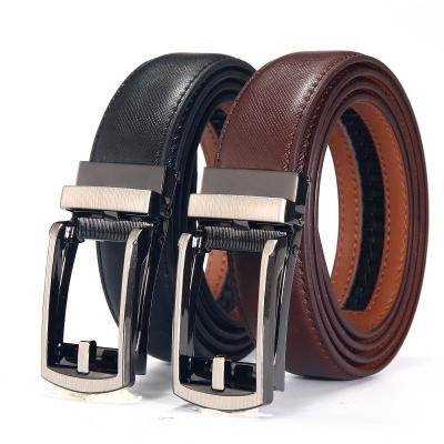 China Luxury Fashion Durable Real Leather Men's Belt With Pin Alloy Buckle for sale