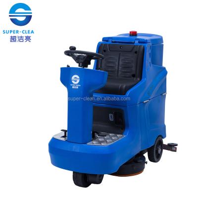 China Automatic Industrial Low Noise Turn-on Floor Scrubber Dryer Floor Cleaning Machine For Hotel / Supermarket for sale