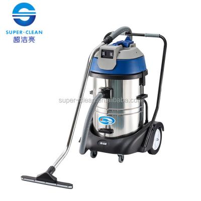 China Car Stainless Steel 60L Upright Wet And Dry Commercial Vacuum Cleaner for sale