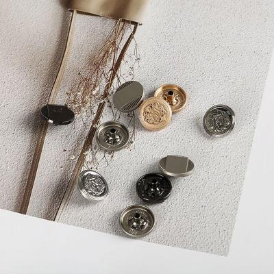 China New garment accessories alloy coat high fashion decorative down jacket wool coat snap buttons for sale