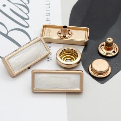 China New garment accessories alloy coat high fashion decorative snap buttons for sale