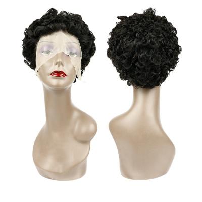 China Loose Wave Colored Wigs Short Human Hair Lace Front Wigs Human Hair Lace Front Wigs Natural Hairline Wigs for sale