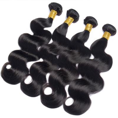 China Can Iron Unprocessed Body Wave Hair 100% Volume In Stock Indian Human Hair 12a Bundles for sale