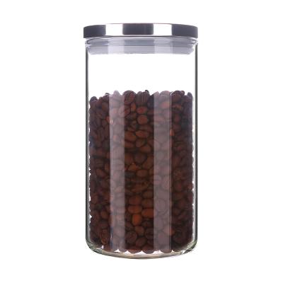 China Freshness Preservation In Stock Rebate Clearance Borosilicate Glass Storage Jars For Kitchen Portable Sealed Jars for sale