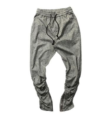 China Wholesale hip hop zipper china anti-pilling bottom harem pants trotter sports tracksuit for men for sale