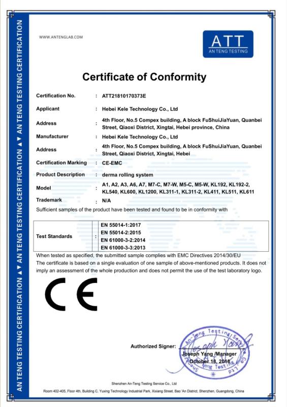 CE - Hebei Kele Technology Co., Ltd.