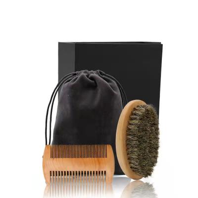 China Other Wholesale High Quality Boar Hair Bristle Beard Brush For Men for sale