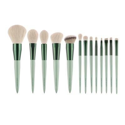 China Angular Blush Create Your Own Beautiful Brand Gun Color Face Makeup Brushes for sale