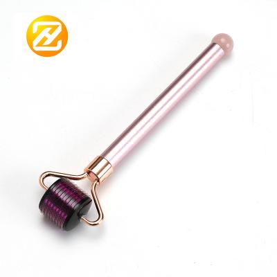 China Wholesale Anti-puffiness skin massage needle roller derma needle jade roller micro face skin care device for sale