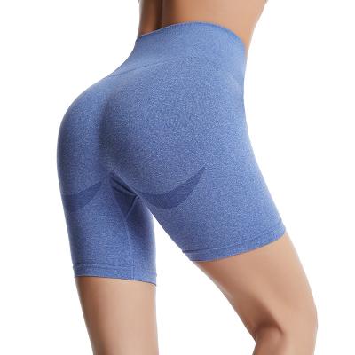 China Sweat-Wicking Women's Sportswear Gym Workout Yoga Breathable Soft Running Seamless Shorts for sale