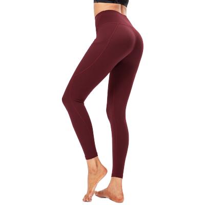 China QUICK DRY Women's Quick Dry Sports Pants Workout Gym Solid Spandex Yoga Sporty High Elastic Warm Gaiters for sale