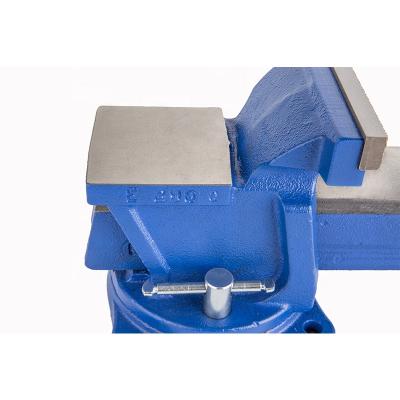 China High Quality Bench Vise 120 Base Swivel Base Swivel Screw Head Hand Tools Low Price Service Bench Vise for sale