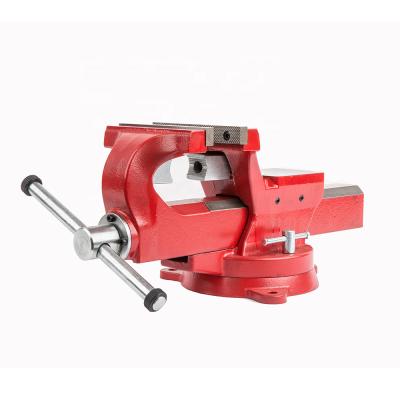 China Good Quality Heavy Duty Type ADI Industrial Swivel Bench Research Vise Stationary Bench Vise with Anvil for sale