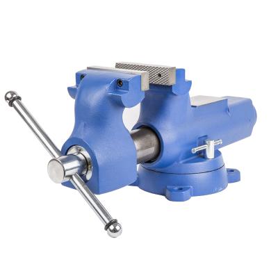 China 600S Iron Bench Vise IndustraiMachinist Swivel Malleable Industrial Bench Vise / Bench Vise for sale