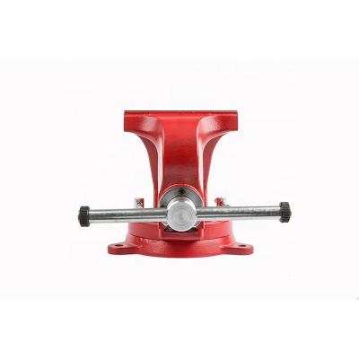 China Direct-selling malleable swivel iron anvil steel vice flange FSV04 large research factory vise for sale