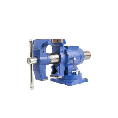 China Bench Vise Manufacturers Made DT125C Cast Iron Industrial Swivel / Vice Base High Quality Bench Vise for sale