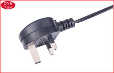 China Black 3 pin Kettle Plug Female Retractable Charging Cable 110cm for sale