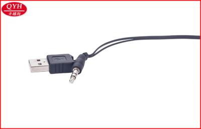 China customized Micro to USB / 3.5MM Plug Retractable Charger Cable for AV for sale