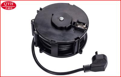 China 3m 2 pin retractable cable power cord Reel With National Standard , 130*70mm for sale