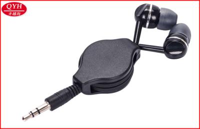 China Custom 0.8m earphone Retractable Earbuds Two Way Earplug Reel for sale