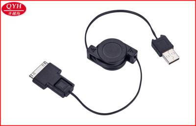 China High speed USB to micro USB / 30 pin Travel USB Tools Retractable Power Cord for sale