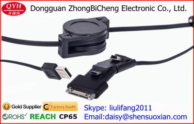 China Multi-Charger Flex 3 In 1 Retractable USB Cable For Mobiles for sale