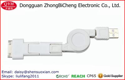 China 3 in 1 USB Retractable Charge Sync Cable Line For Android Cell Smartphone for sale