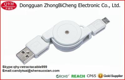 China Doppelseitige Zug-Synchronisierungs-Daten einziehbares Usb-Mikrokabel zu verkaufen