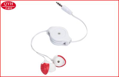 China Retractable Earbuds AV 3.5MM audio retractable cable roller for sale