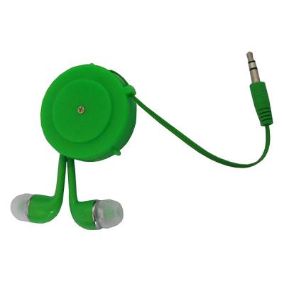 China QYH Brand Portable cheap Retractable earphones with super bass for sale