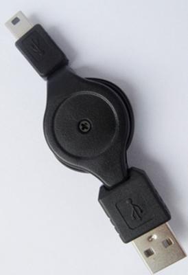 China USB to Mini two way retractable cable for sale